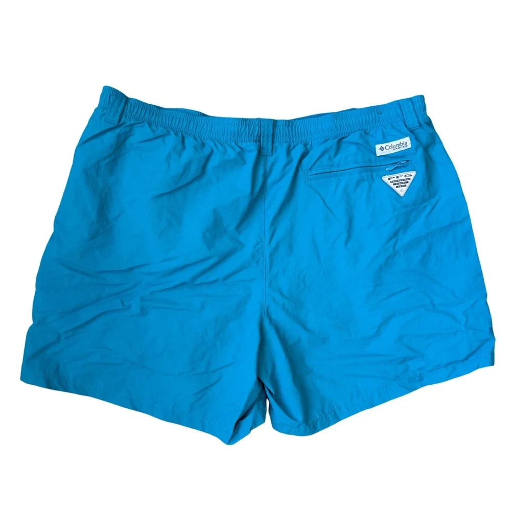 Columbia PFG Backcast III Blue Water Shorts Mens XL‎ Omni-Shade Fishing Swim